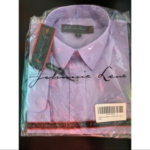 Johnnie Lene Boys Long Sleeve Dress Shirt